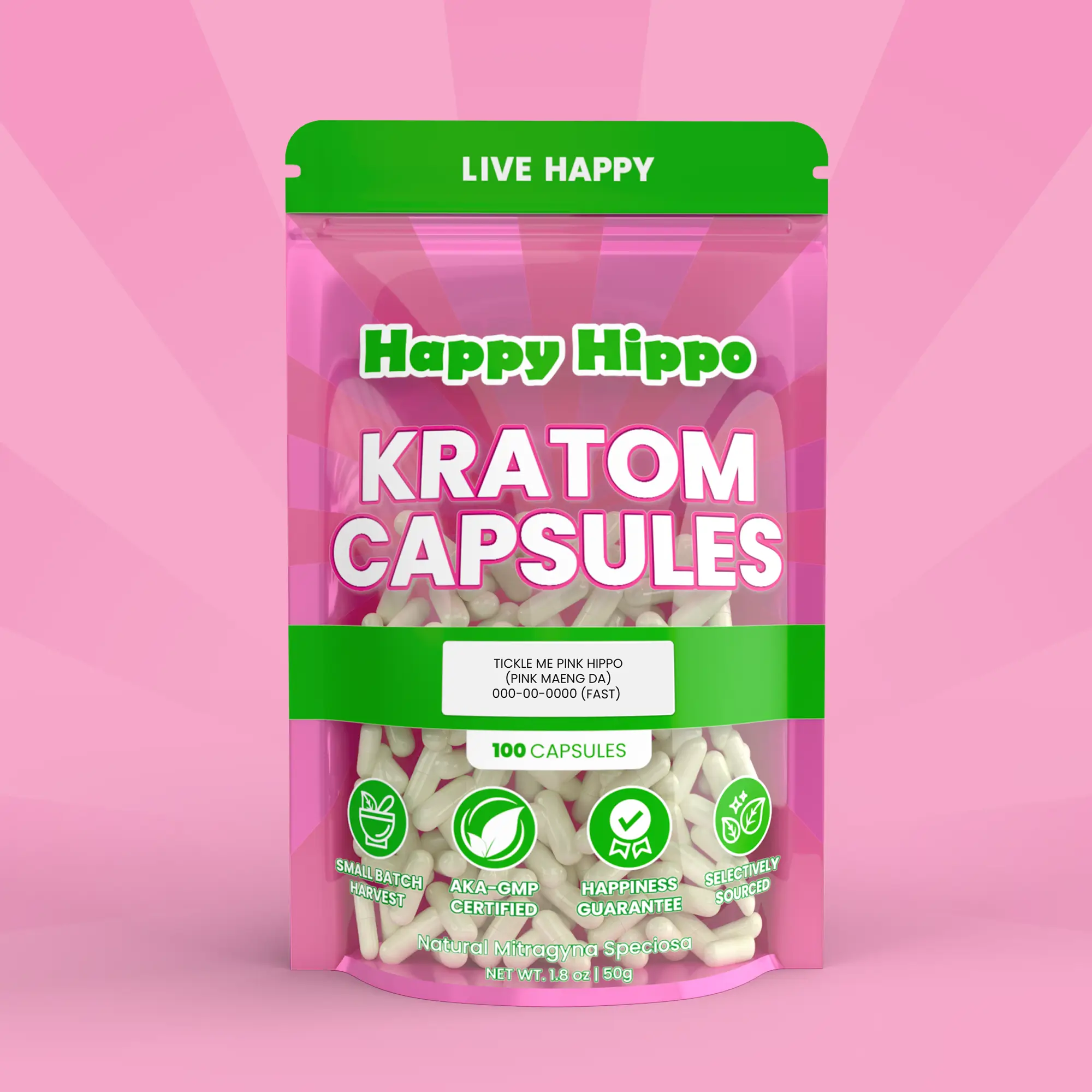 Tickle Me Pink Hippo - Image 3